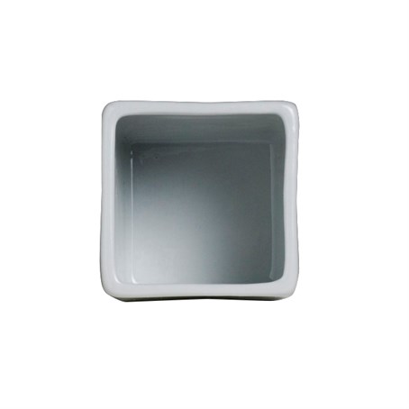 Cafe Porcelain Square Deep Ramekin 4cm 1 1/2 " 2.85cl 1oz