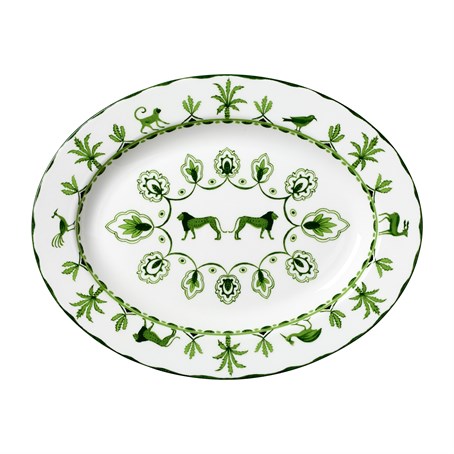 Sultan's Garden Oval Tray Misc 35cm 13 3/4 "