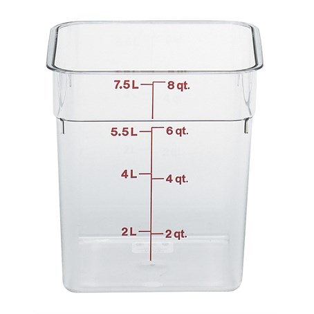 Cambro 7.6L Camwear CamSquare