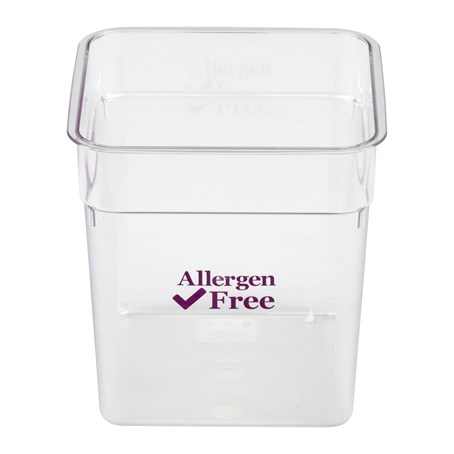 Cambro 7.6L Allergen Square Storage Container