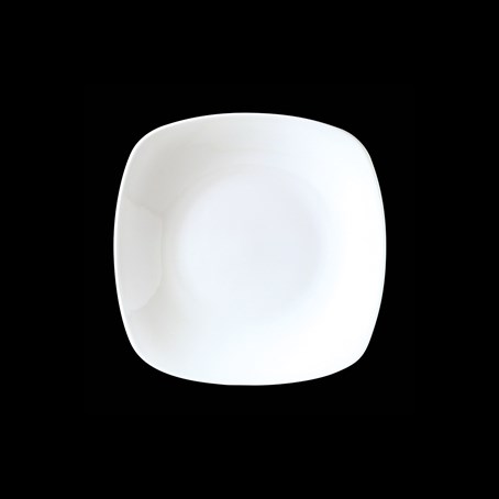 Monaco White Plate Quadro 17.8cm 7 "