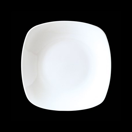 Monaco White Plate Quadro 23cm 9 "