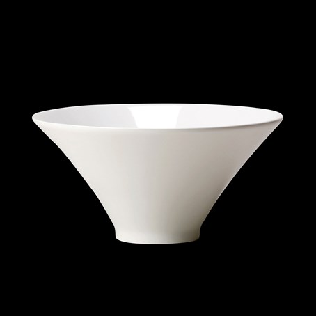 Monaco White Axis Bowl 15.25cm 6 "