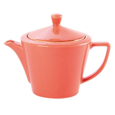 Coral Conic Tea Pot 50cl/18oz