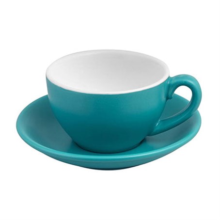 Intorno Large Cappuccino Cup Aqua  28cl/ 9  3/4oz