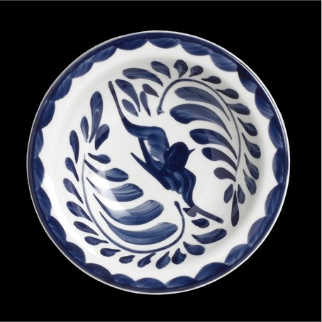 Puebla Blue Fruit Bowl 11.75cm 4 5/8 "