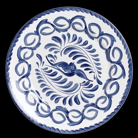 Puebla Blue Chop Plate 33cm 13 "