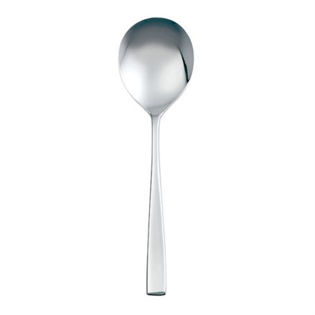 Facet Soup Spoon 18/10 - Dozen