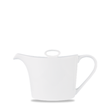 Alchemy Ambience White Oval Teapot 25oz