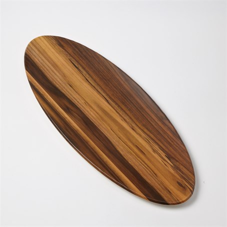 Serving Board, Melamine, Oval, Acacia Wood