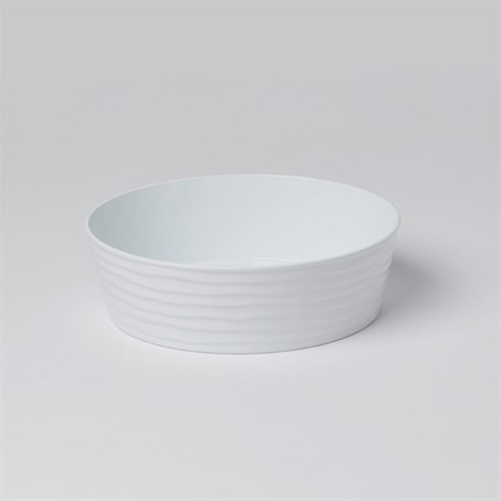 Box Base, Abs, Round, White, 10" Diameter