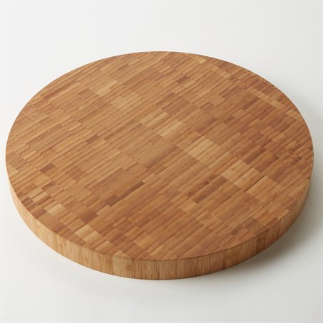 Serving Board, Bamboo, Round, 16" Diameter