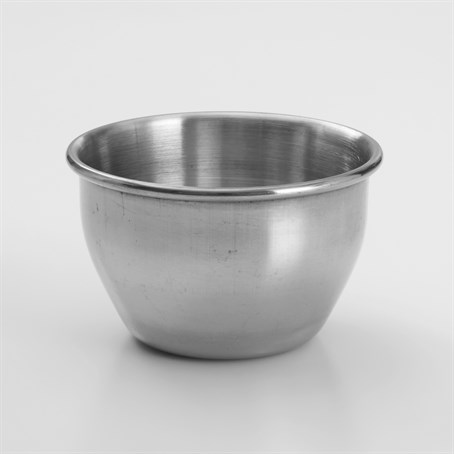 Sauce Cup, Stainless Steel, Round, 8 oz