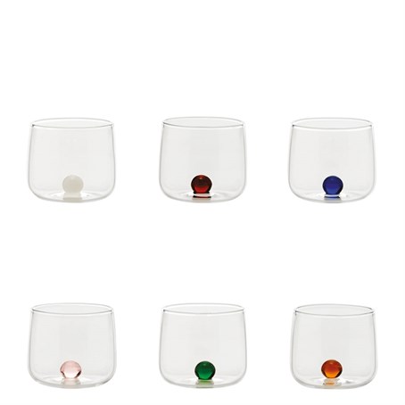 Assorted Pack of BILIA JUNIOR Tumbler Glasses