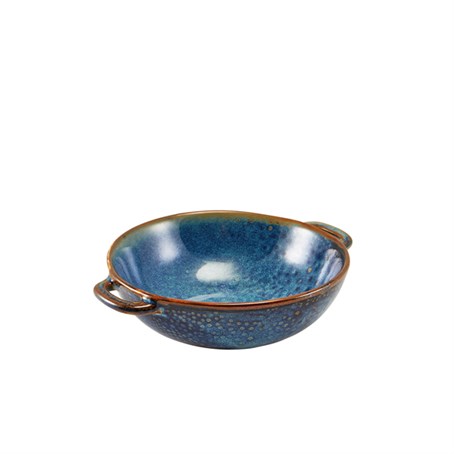 Terra Porcelain Aqua Blue Balti Dish 15cm