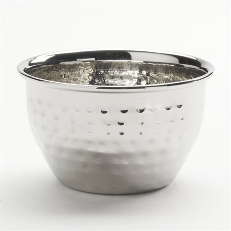 Sauce Cup, Stainless Steel, Hammered, Round, 8 oz