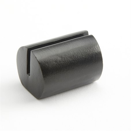 Card Holder, Aluminium, Black, Cylinder