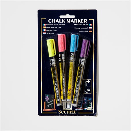 Mini Tip Markers, 4Pk, Assorted