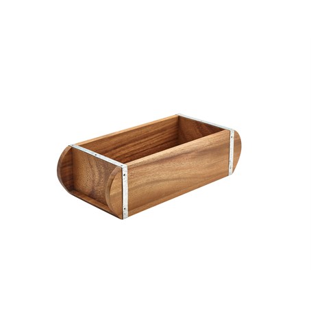 Acacia Wood Brick Mould Table Caddy