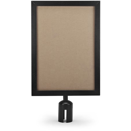 GenWare Black Barrier Post A4 Poster Frame