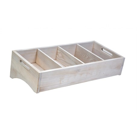 Ash Tilted Cutlery Box