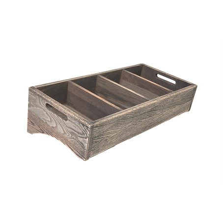 Driftwood Tilted Cutlery Box