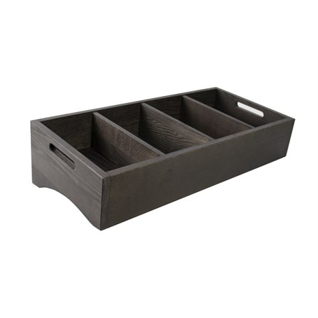 Havana Black Tilted Cutlery Box