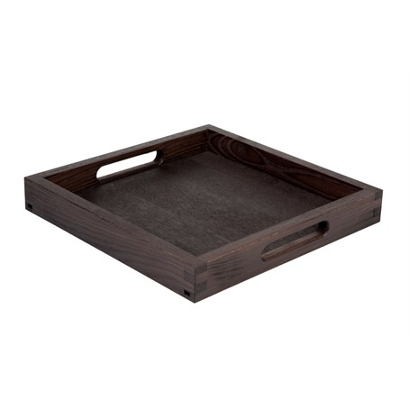 Havana Black Serving tray with handles