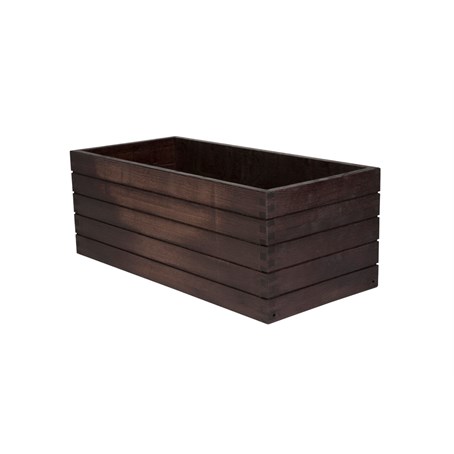 Havana Black Rectangular Stackable Box