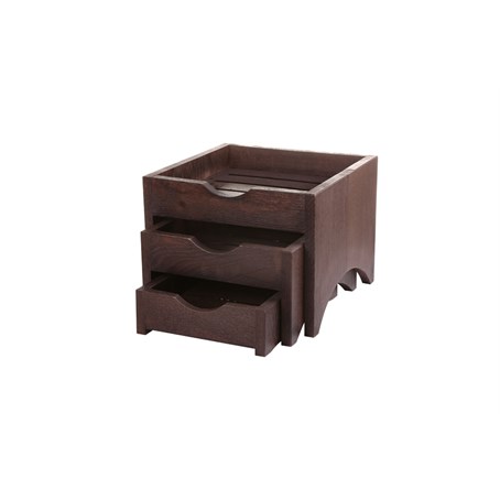 Havana Black 3 Tray Display Stand Mini