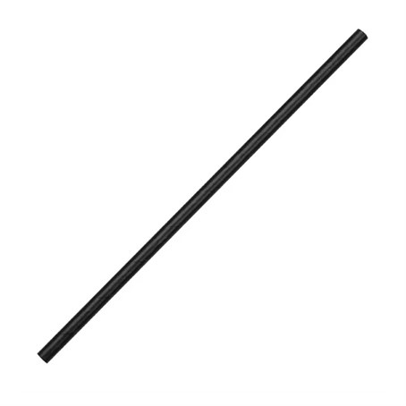 Paper Straws 8 Inch Black