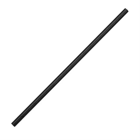 Straws Paper 10.5 Inch Black