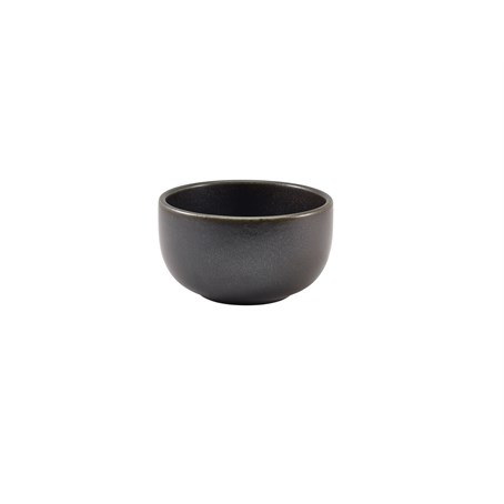 Terra Porcelain Black Round Bowl 12.5cm