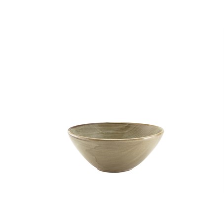 Terra Porcelain Grey Organic Bowl 16.5cm