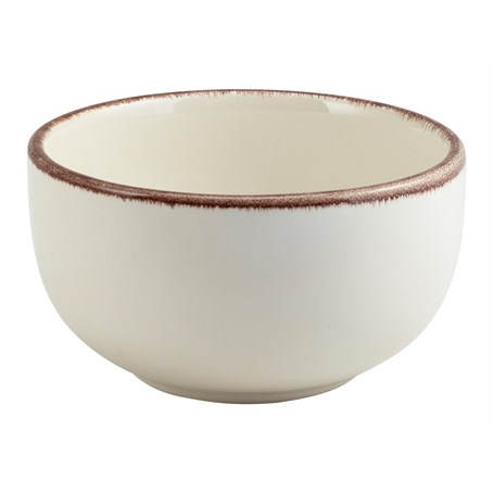 Terra Stoneware Sereno Brown Round Bowl 12.5cm