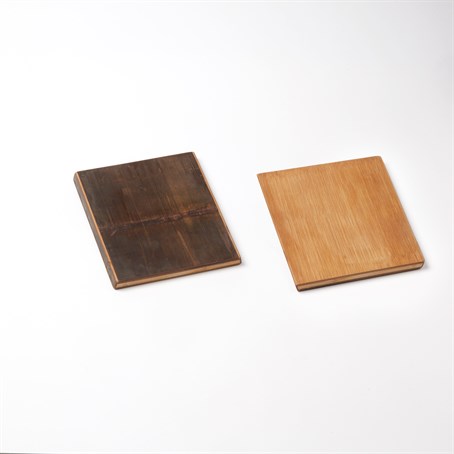 Serving Board, Carbonized Bamboo, 10" L