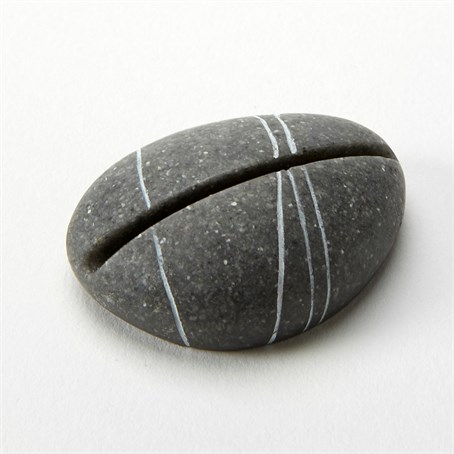 Card Holder, Stone, Black