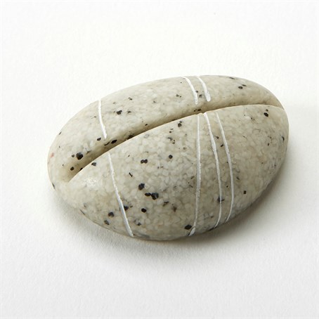 Card Holder, Stone, Gray