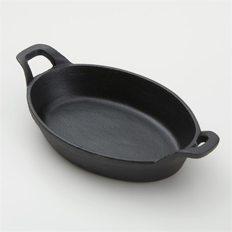 Casserole, Cast Iron, Oval, 27 oz