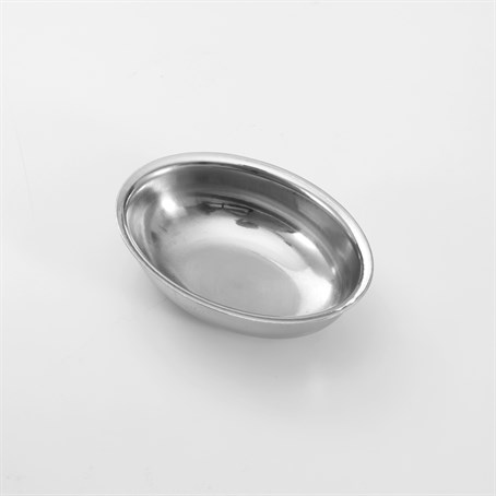 Sauce Cup, Stainless Steel, Oval, 1.5 oz