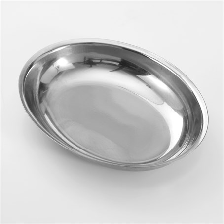 Sauce Cup, Stainless Steel, Oval, 4 oz