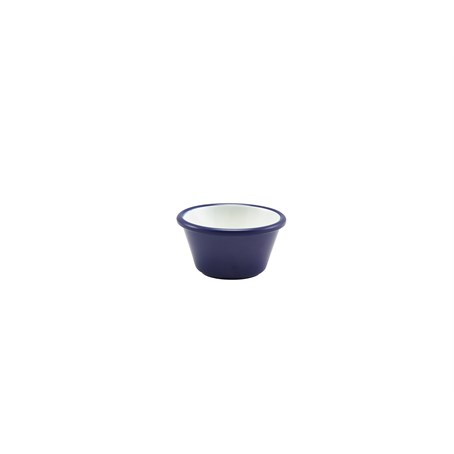 Two Tone Melamine Ramekin Blue And White 59ml/2oz