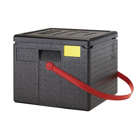 Cambro GoBox™ Top Loading 4 Pizza Red Strap