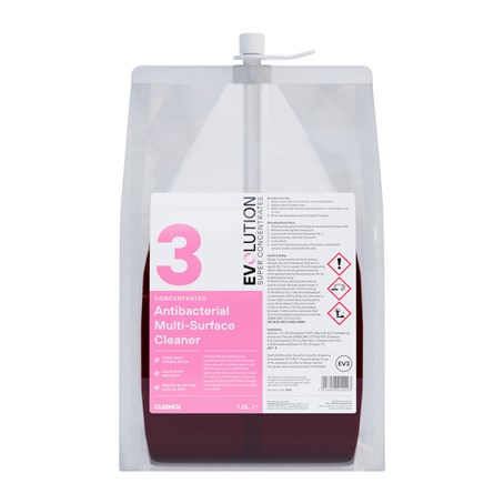 2x1.5L EV3 EVOLUTION CONCENTRATED ANTIBACTERIAL MULTI-SURFACE CLEANER