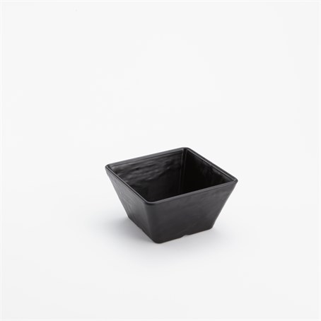 Melamine Bowl, Square, Faux Slate, 23 Oz.