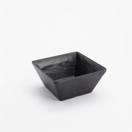 Melamine Bowl, Square, Faux Slate, 58 Oz.