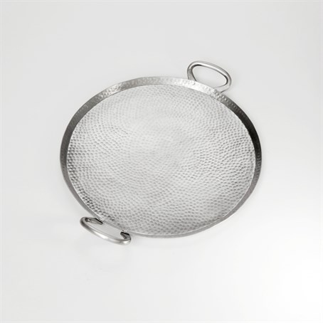 Griddle, Stainless Steel, Hammered, Round, 18" Diameter