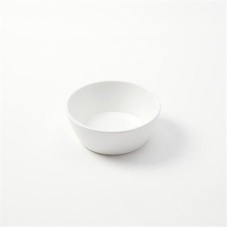 Bowl, Square, Melamine, White, 9-1/2 Oz.