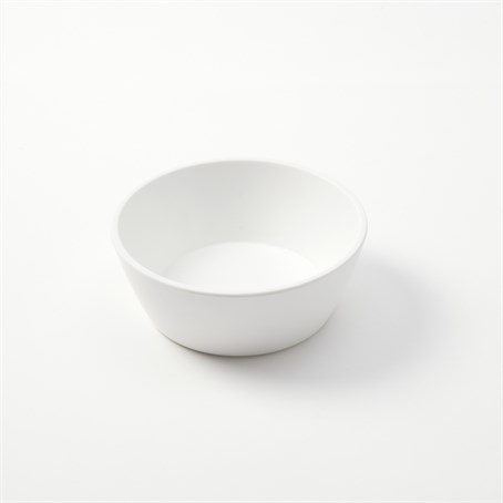 Bowl, Round, Melamine, White, 18 Oz.