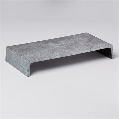 Riser, Mel, Rec.,  Grey Stone, 12-1/4" L